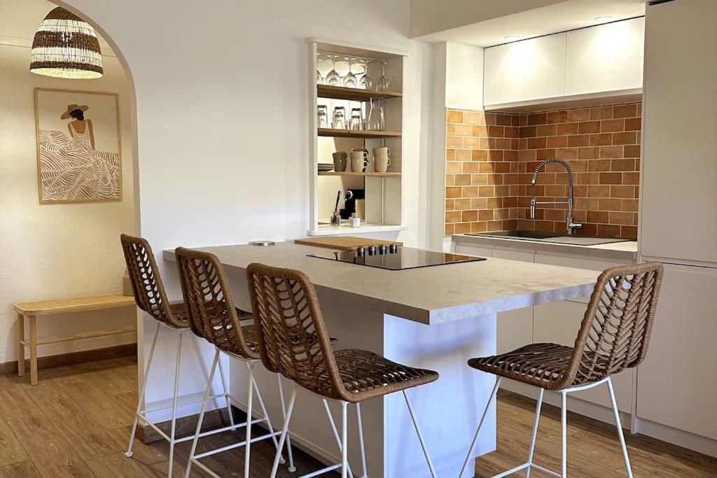 Chez Joan, Apt De Standing, 4 Prs, A 300M Des Plages Antibes Exteriér fotografie